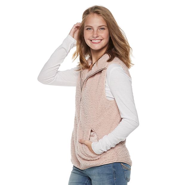 Juniors' SO® Sherpa Vest