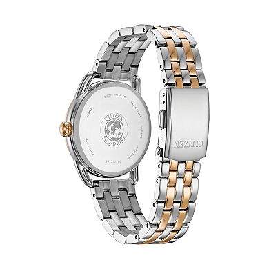 Drive from Citizen Eco-Drive Women's LTR Two Tone Stainless Steel Watch - FE6086-74A