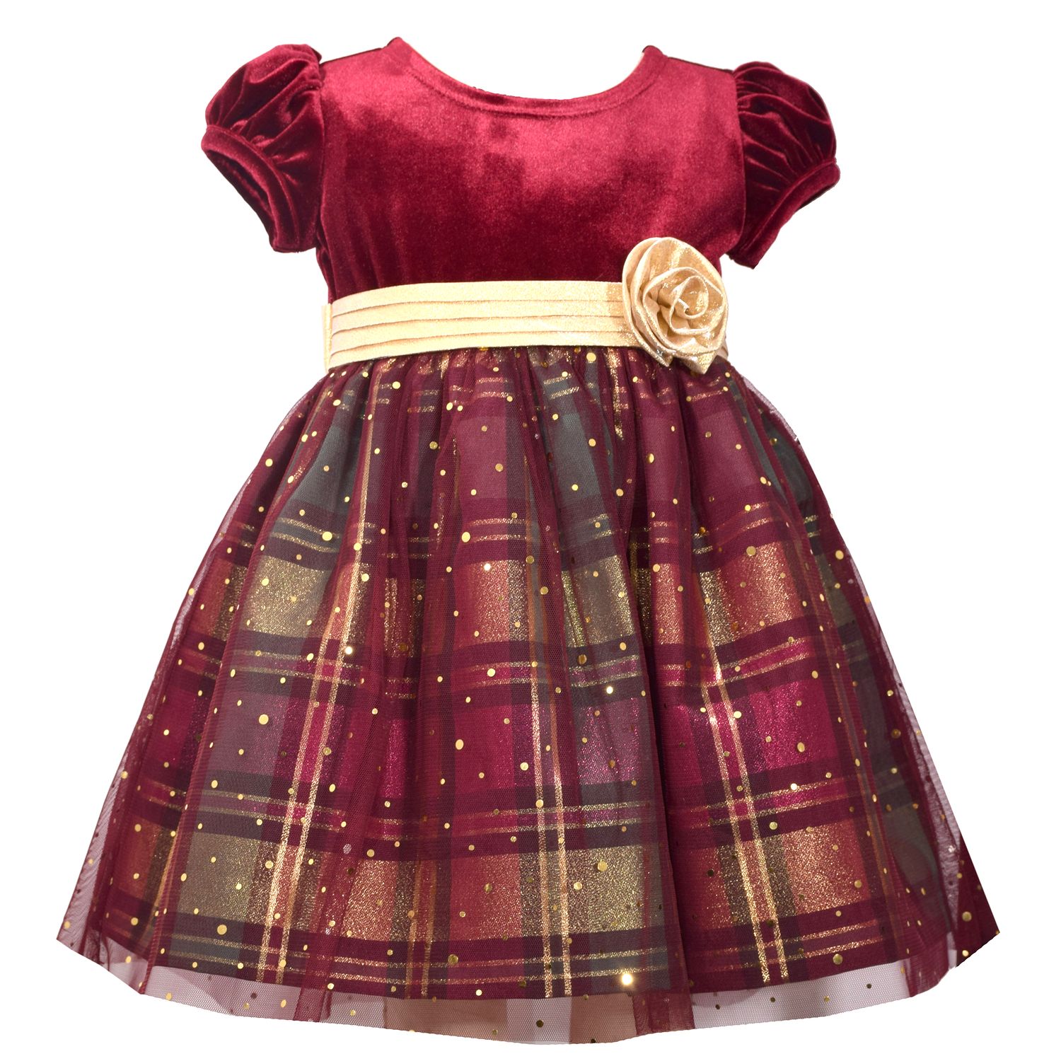bonnie jean velvet dress