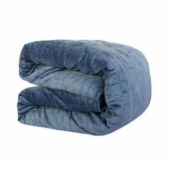 Altavida® Plush Microfiber Weighted Blanket with Minky Duvet Cover