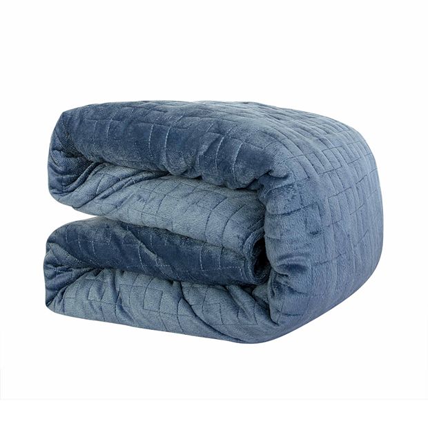 Altavida® Plush Microfiber Weighted Blanket with Minky Duvet Cover