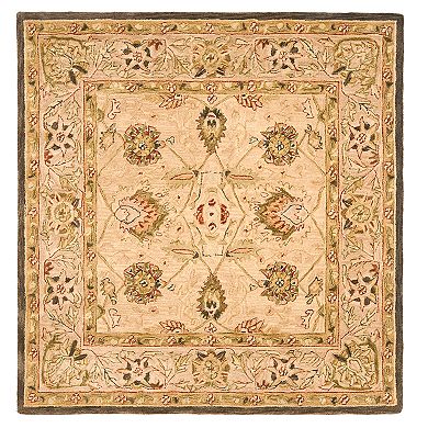 Safavieh Anatolia Lucie Framed Floral Wool Rug