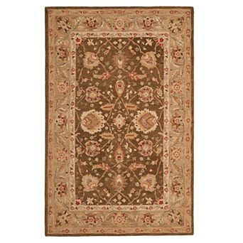 Safavieh Anatolia Lucie Framed Floral Wool Rug