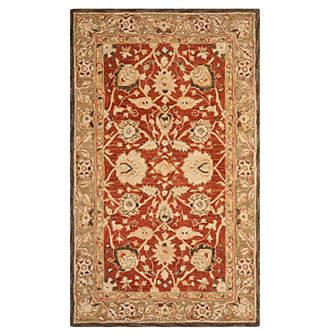 Safavieh Anatolia Lucie Framed Floral Wool Rug