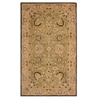 Safavieh Anatolia Lucie Framed Floral Wool Rug