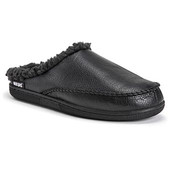 MUK LUKS Faux Leather Men's Clog Slippers