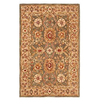 Safavieh Anatolia Marion Framed Floral Wool Rug