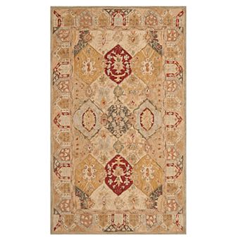 Safavieh Anatolia Galelyn Framed Floral Wool Rug