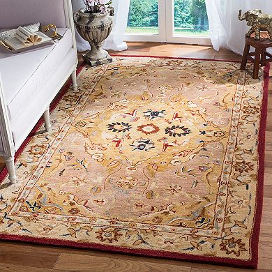 Safavieh Anatolia Jasmine Framed Floral Wool Rug 