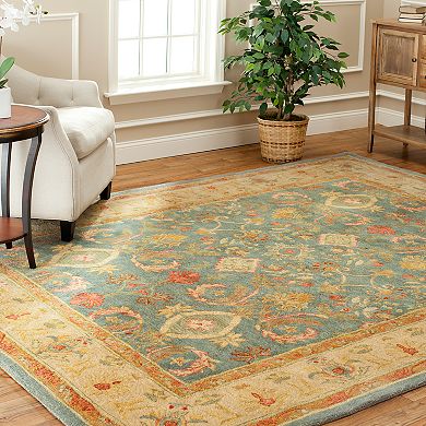 Safavieh Anatolia Samantha Framed Floral Wool Rug 