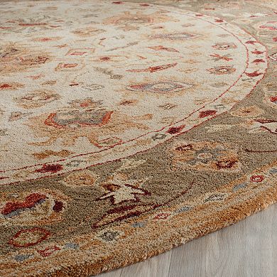 Safavieh Anatolia Dorian Framed Floral Wool Rug