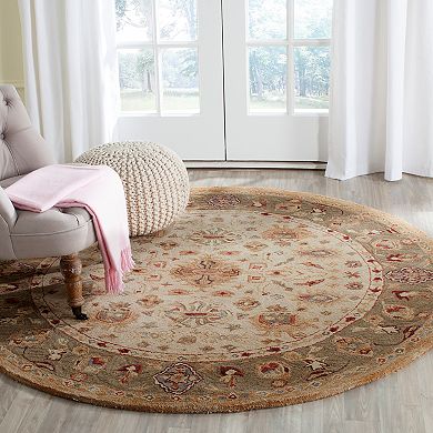 Safavieh Anatolia Dorian Framed Floral Wool Rug