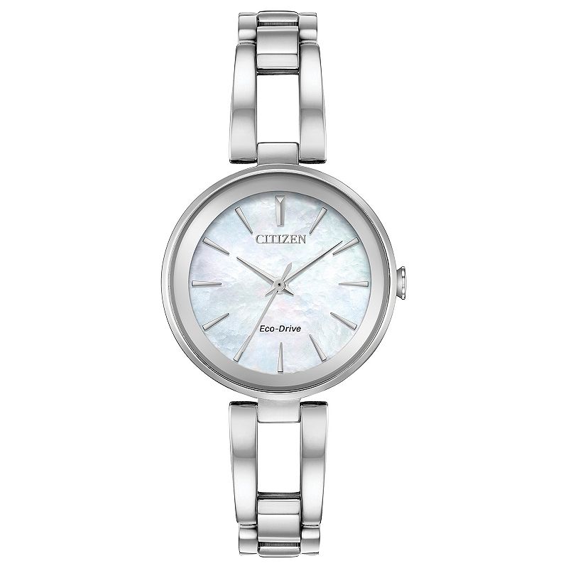 Citizen Eco-Drive Women's Axiom Stainless Steel Watch - EM0630-51D, Size: Small, Silver Tone
