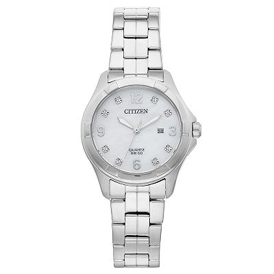 32mm Stainless Steel Quartz Wrist Watch with Crystal Accents Stuhrling Valencia 4067 Women s Quartz Watch, 32mm Square  main image 2