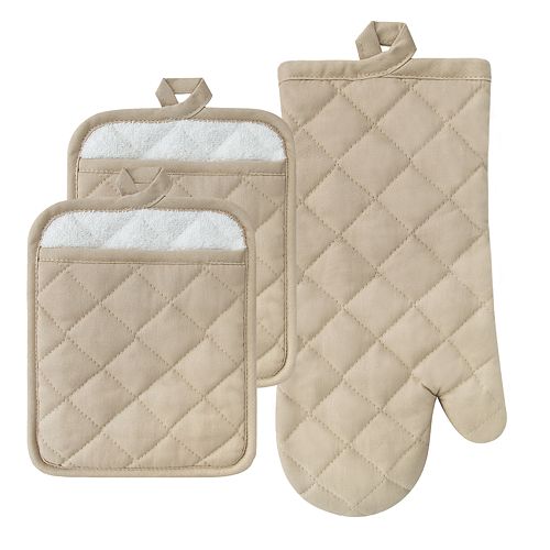 The Big One® Solid Pot Holder & Oven Mitt Set