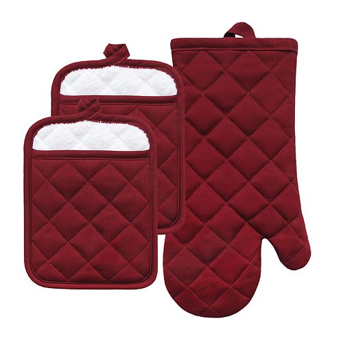 The Big One® Solid Pot Holder & Oven Mitt Set