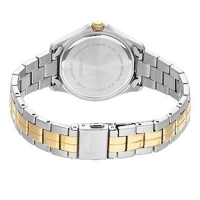 Citizen Women's Crystal Two Tone Stainless Steel Watch - EU6084-57A