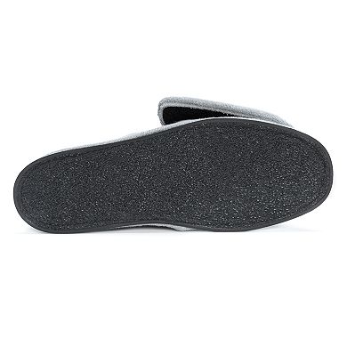 MUK LUKS Adjustable Open-Toe Men's Slippers