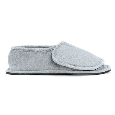 MUK LUKS Adjustable Open-Toe Men's Slippers