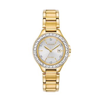 Citizen Eco-Drive Women's Crystal Accent Stainless Steel Watch - FE1192-58A