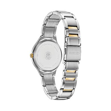 Citizen Eco-Drive Women's Diamond Accent Two Tone Stainless Steel Watch - FE2104-50A