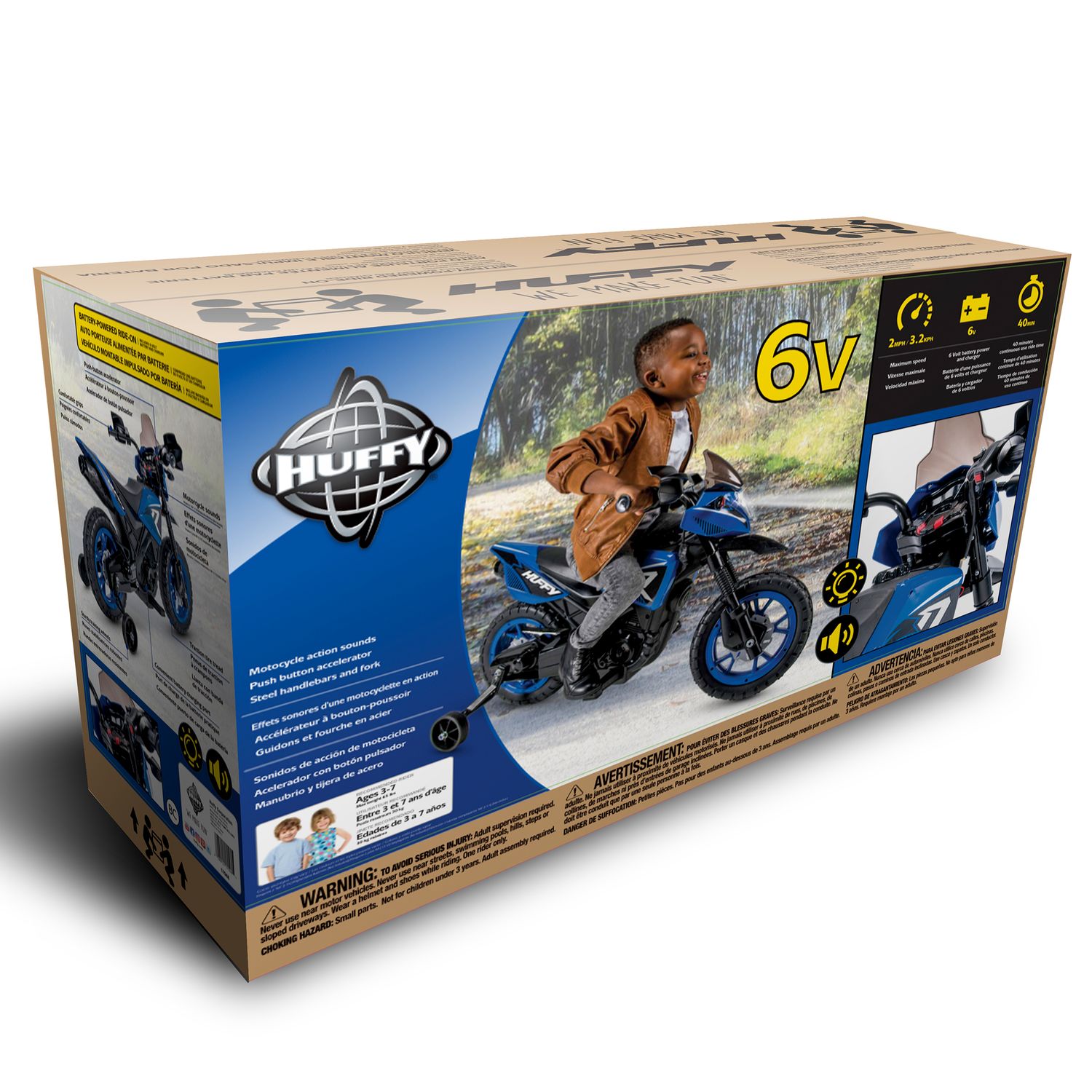 huffy 6 volt electric motorcycle ride on