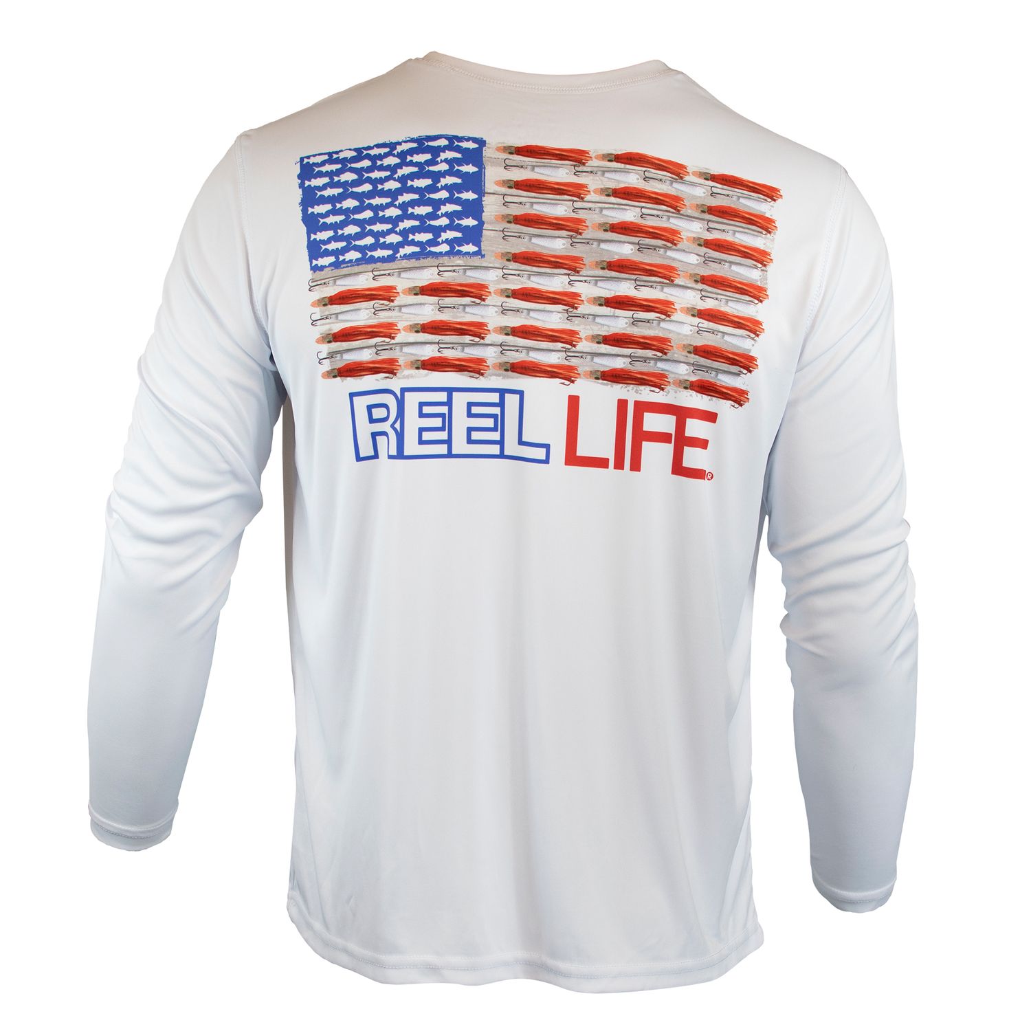 Reel Life Americana Performance Fishing Tee