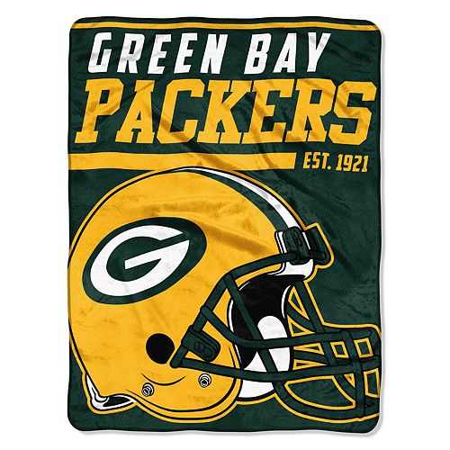 Nfl Green Bay Packers Prestige Raschel Throw Blanket 60 X 80 Fan Shop Home Kitchen