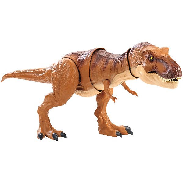 Jurassic World Thrash N Throw Tyrannosaurus Rex Figure By Mattel - roblox dinosaur world script