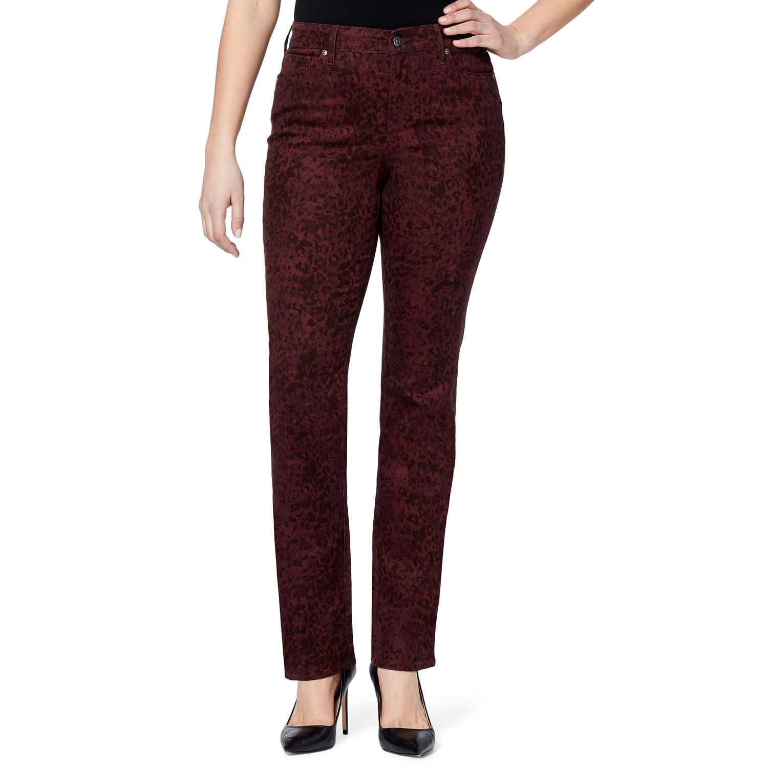 gloria vanderbilt rail straight jeans kohls