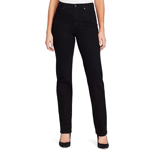 Petite Gloria Vanderbilt Amanda Embellished High-Waisted Jeans