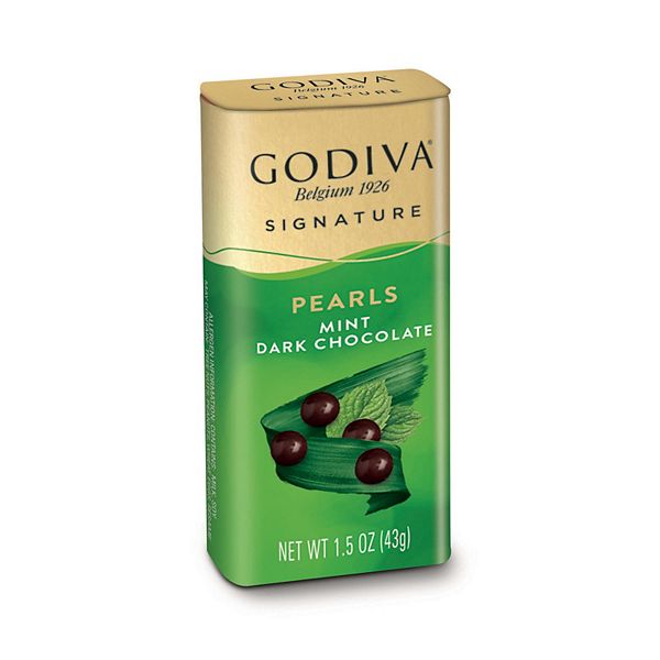 Godiva Mint Dark Chocolate Pearl Tin
