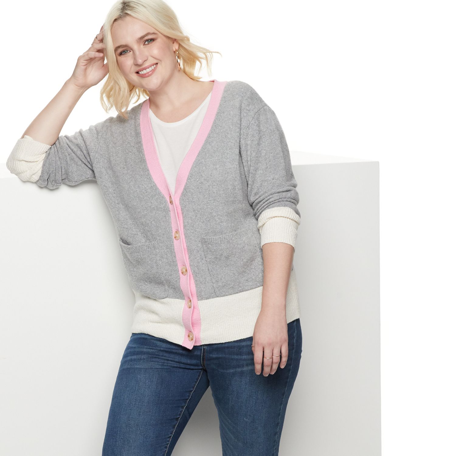 kohls plus size sweaters