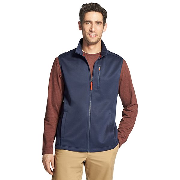 Izod men's hotsell spectator fleece vest