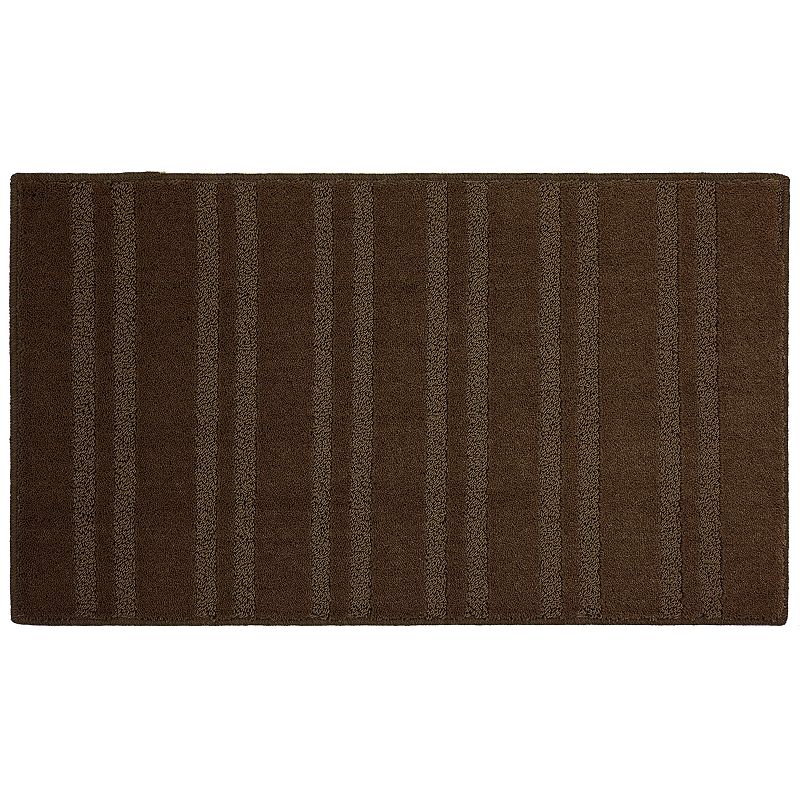 Sonoma Goods For Life Ultimate Performance Stripe Area and Throw Rug, Brown