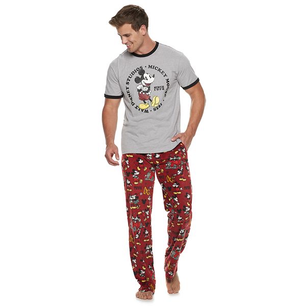 Men's Disney's Mickey Mouse Evolution of Mickey Tee & Lounge Pants Set