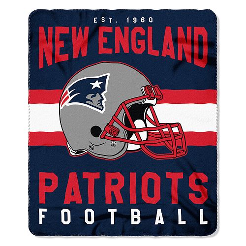 New England Patriots Clear Stadium Tote Throw Blanket Set