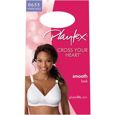 Womens Just My Size Playtex Cross Your Heart Lightly Lined Wirefree Bra