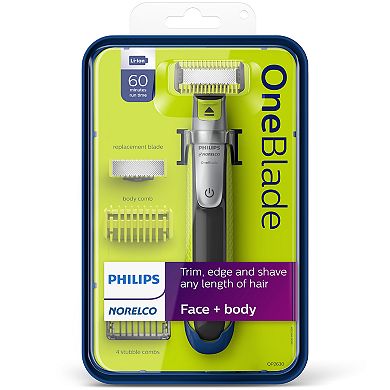 Philips Norelco OneBlade Face + Body Hybrid Electric Trimmer & Shaver