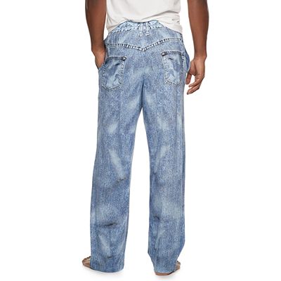 Men's pajama pants that look like jeans hotsell