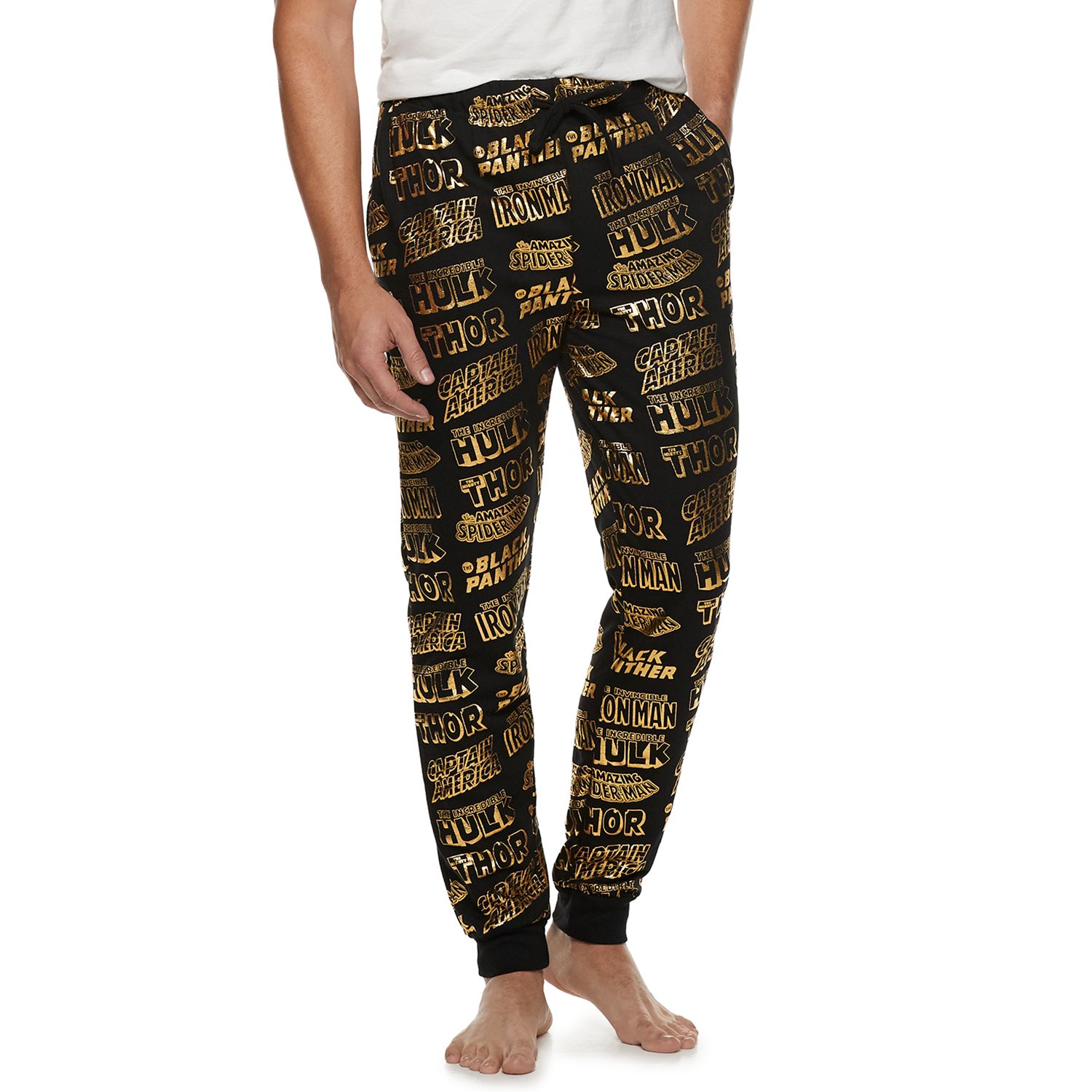 marvel joggers mens