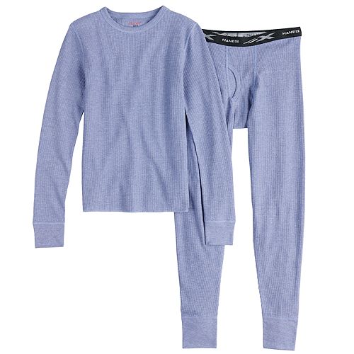 Boys 420 Hanes 2Piece Thermal Set