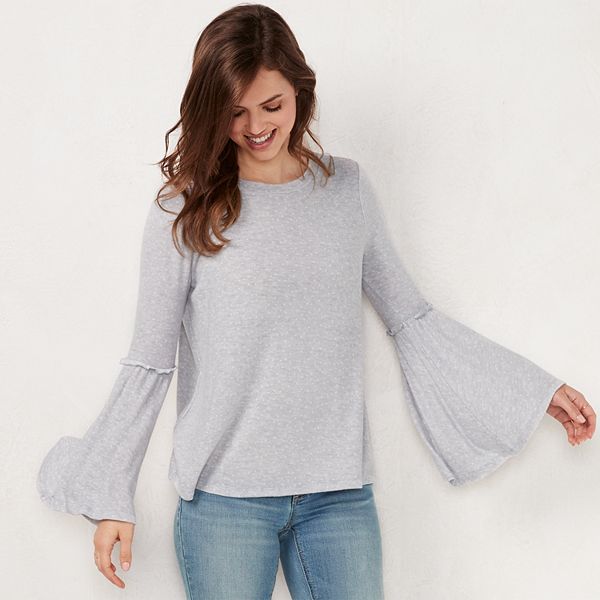 Women s LC Lauren Conrad Supersoft Bell Sleeve Top