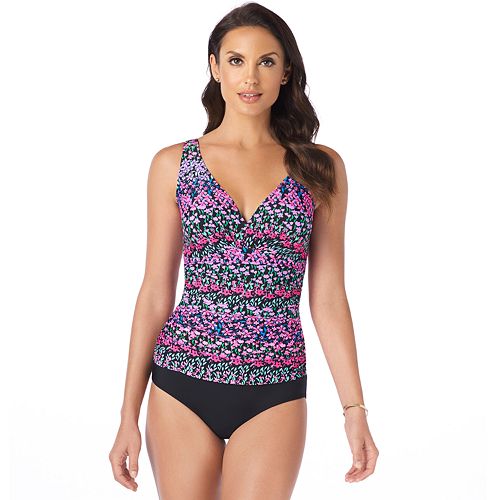Women's Croft & Barrow® Ruched OnePiece Swimsuit