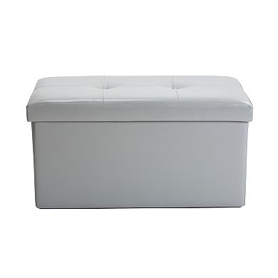 Simplify Large Collapsible Folding Storage Ottoman 