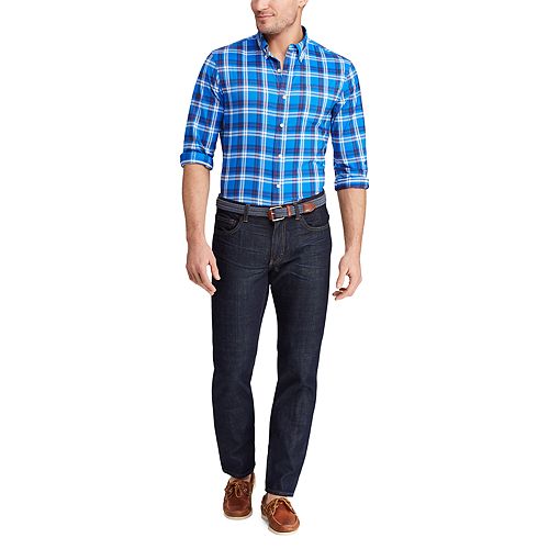 Men's Chaps Slim-Fit Performance Button-Down Shirt