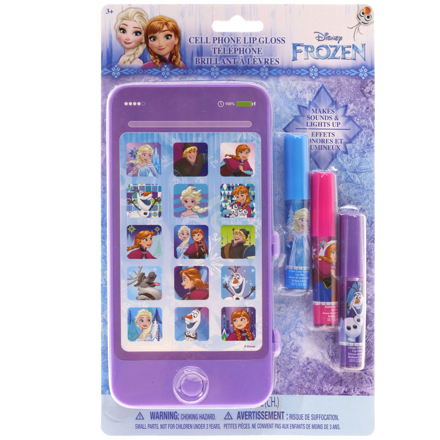 Frozen Girls Toy Cell Phone \u0026 Lip Balm Set