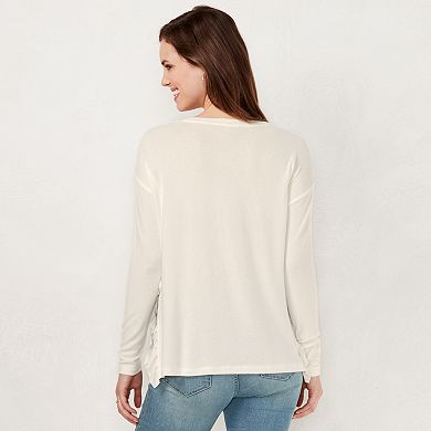 Women's LC Lauren Conrad Side-Ruffle Tunic