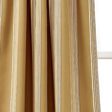 Lush Decor 2-pack Julia Stripe Room Darkening Window Curtains - 52" x 84"