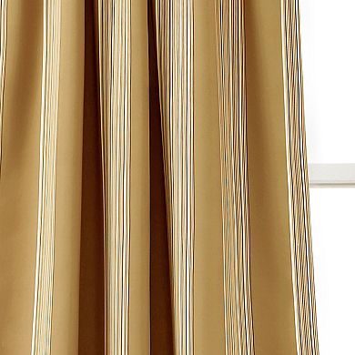 Lush Decor 2-pack Julia Stripe Room Darkening Window Curtains - 52" x 84"